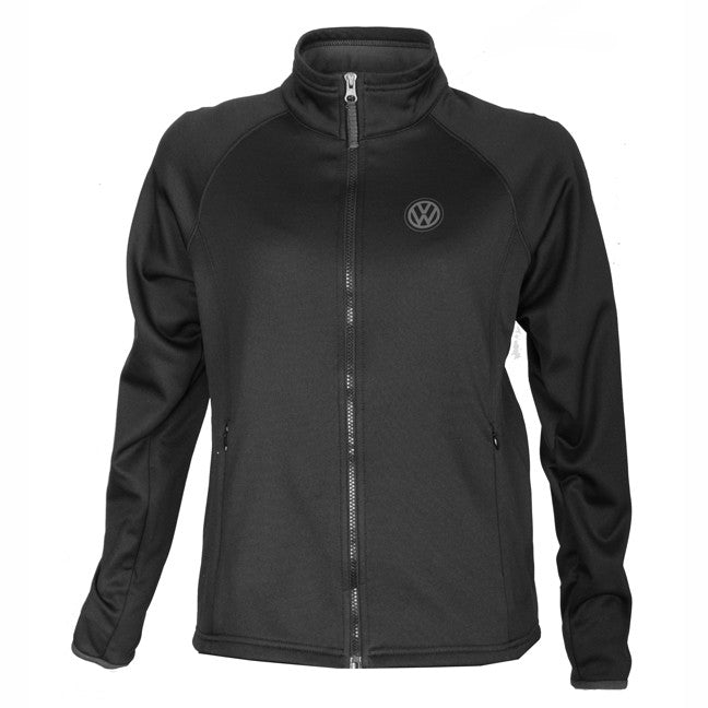 VW Ladies Black Poly Fleece