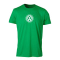 VW Logo Tee, Heather Irish Green
