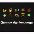 VW Black German Sign Tee