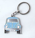 VW Beetle KeyRing Blue