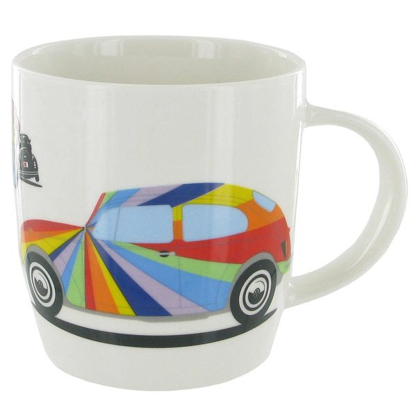 VW Beetle Mug Stripes