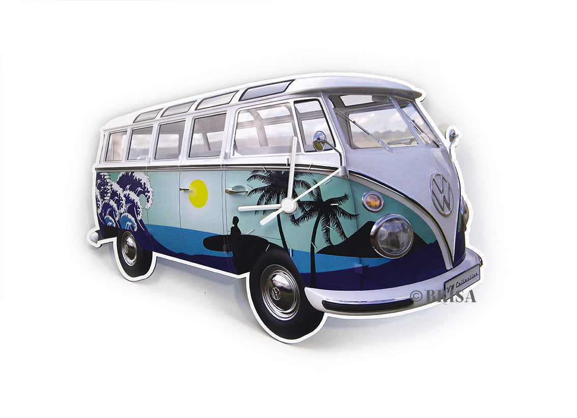 VW T1 Wall Clock Surf